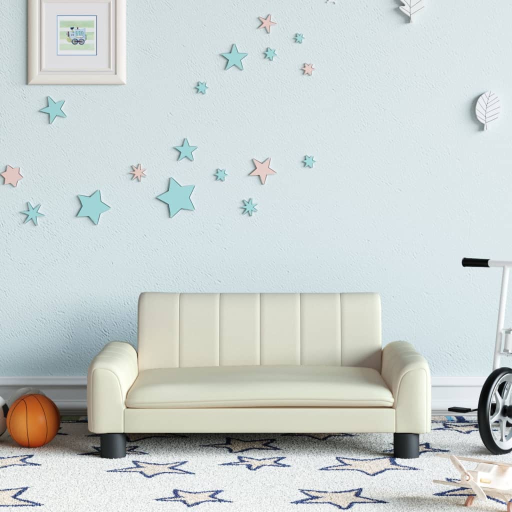 Kindersofa 70x45x30 cm & 90x53x30 cm Kunstleder - Yekta