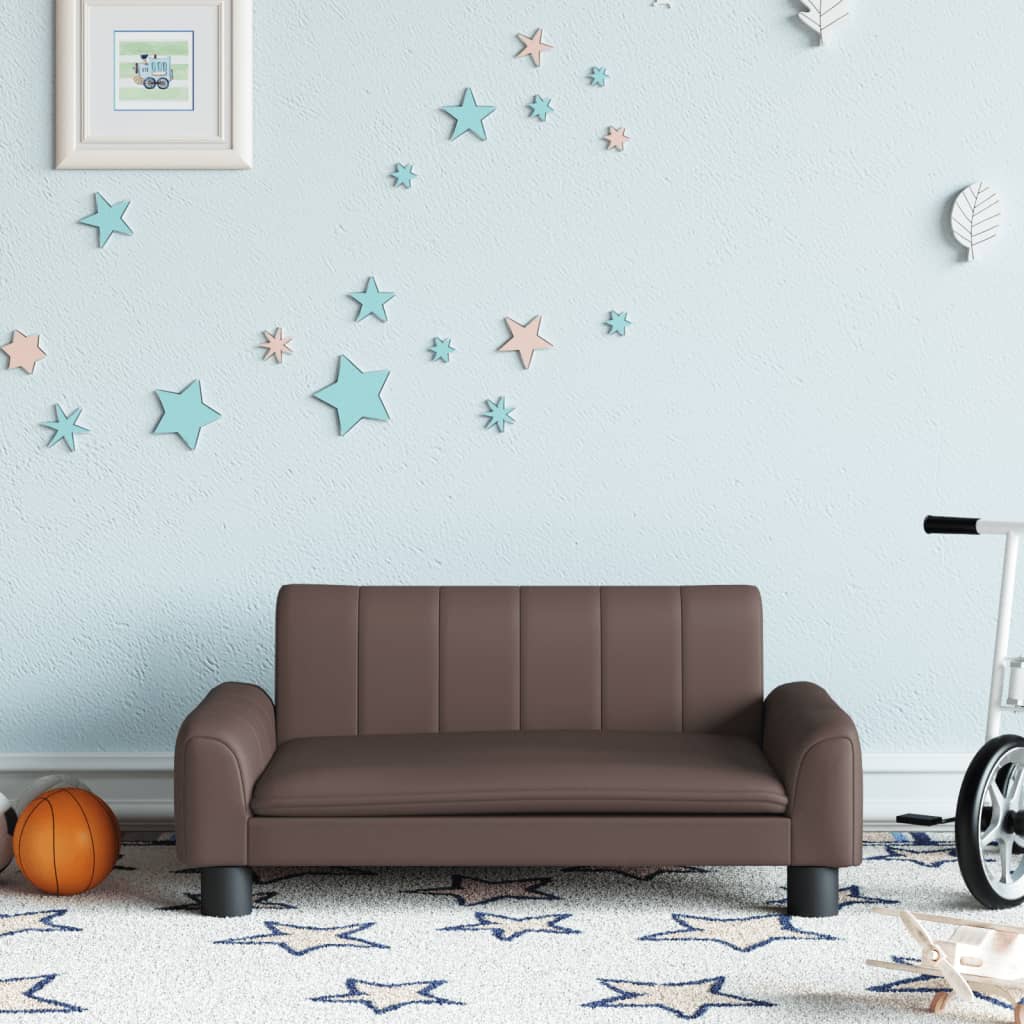 Kindersofa 70x45x30 cm & 90x53x30 cm Kunstleder - Yekta