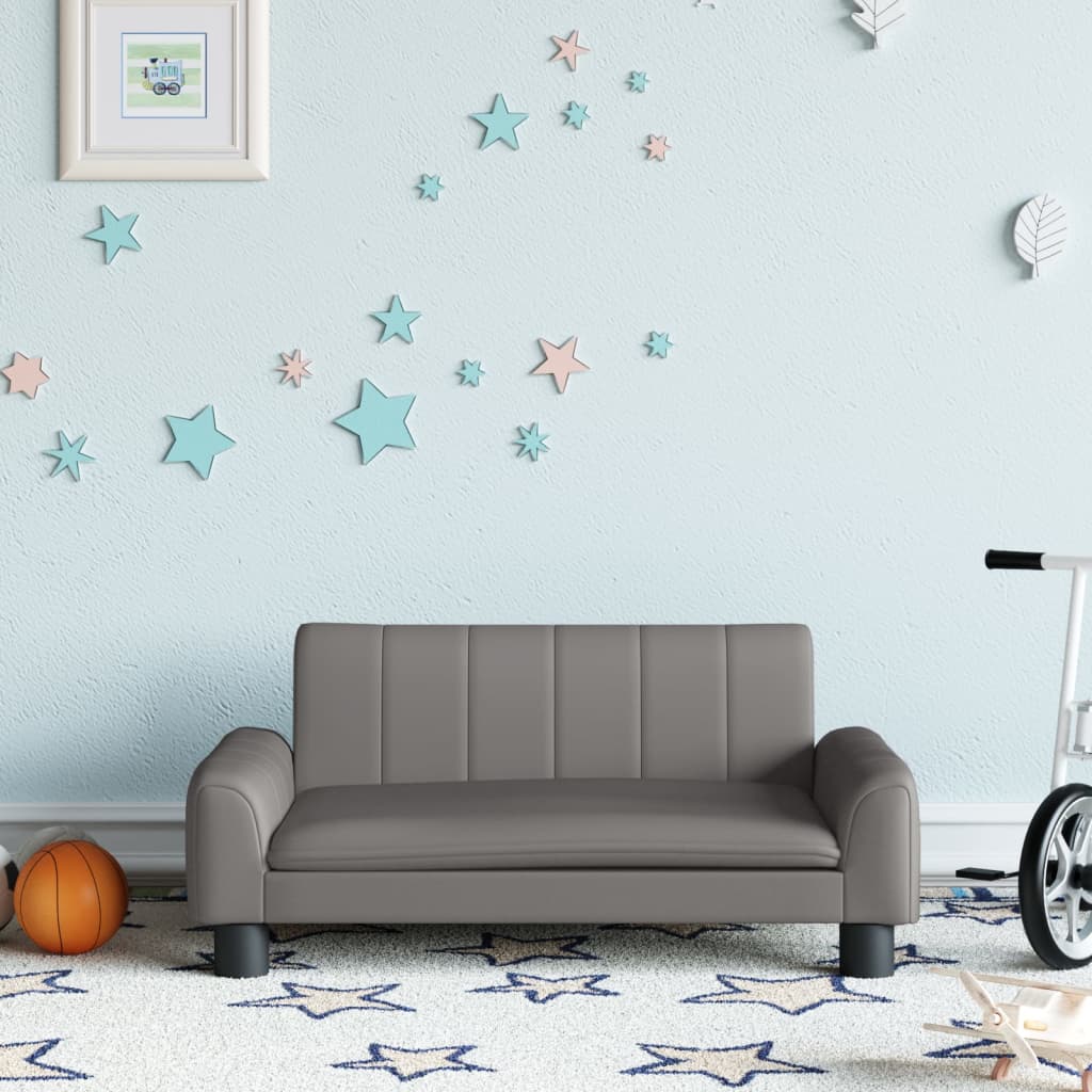 Kindersofa 70x45x30 cm & 90x53x30 cm Kunstleder - Yekta