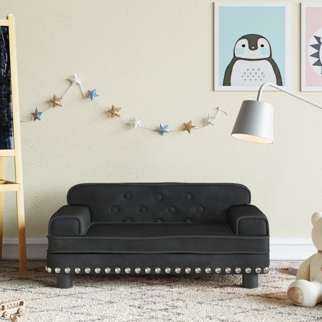Kindersofa Samt und Stoff in verschiedenen Größen und Farben