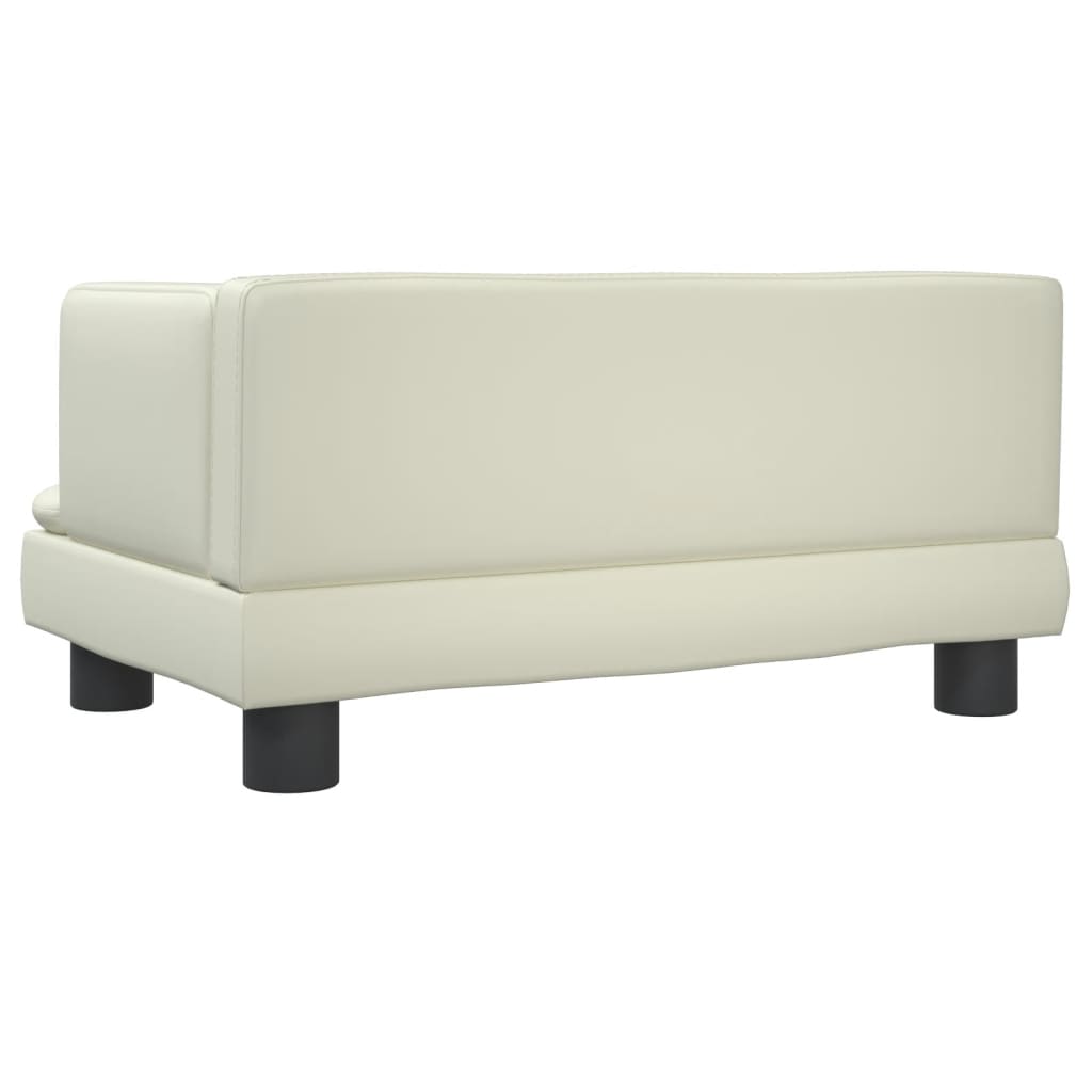 Kindersofa Kunstleder 60x40x30 cm und 80x45x30 cm - Yekta