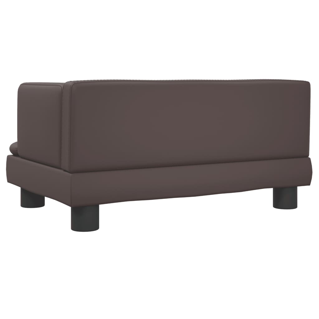 Kindersofa Kunstleder 60x40x30 cm und 80x45x30 cm - Yekta