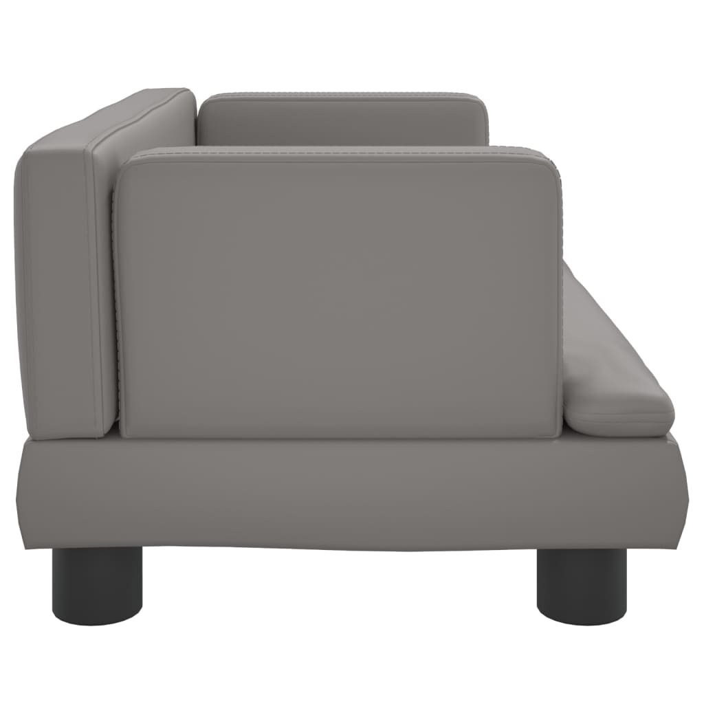 Kindersofa Kunstleder 60x40x30 cm und 80x45x30 cm - Yekta