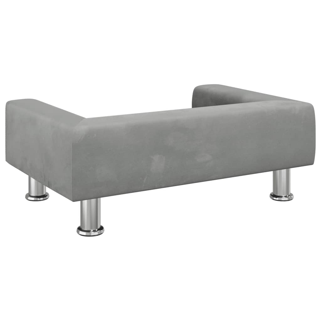 Kindersofa Samt 50x40x26,5 cm und 70x45x26,5 cm in verschiedenen Farben - Yekta