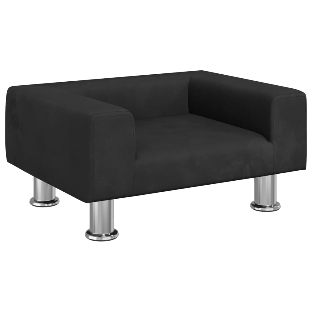 Kindersofa Samt 50x40x26,5 cm und 70x45x26,5 cm in verschiedenen Farben - Yekta