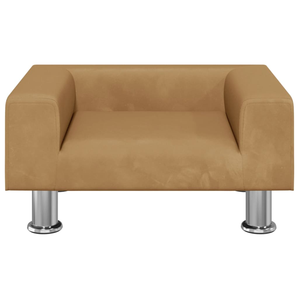 Kindersofa Samt 50x40x26,5 cm und 70x45x26,5 cm in verschiedenen Farben - Yekta