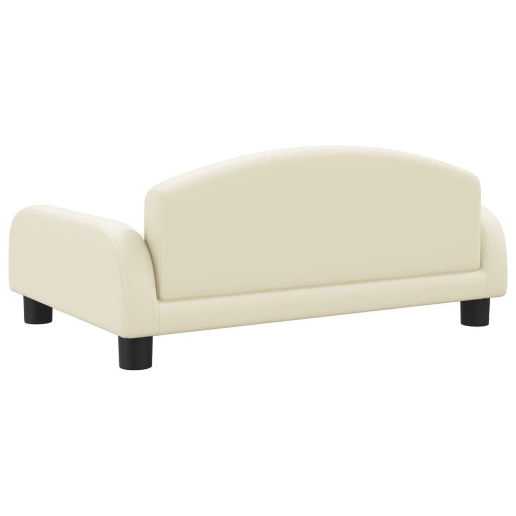 Kindersofa Kunstleder 50x40x30 cm und 70x45x30 cm in verschiedenen Farben - Yekta