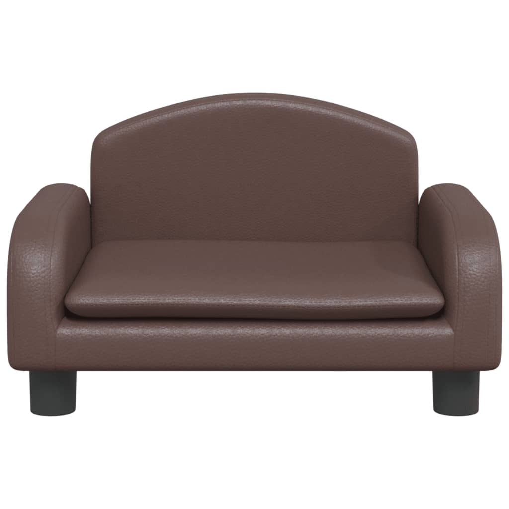Kindersofa Kunstleder 50x40x30 cm und 70x45x30 cm in verschiedenen Farben - Yekta