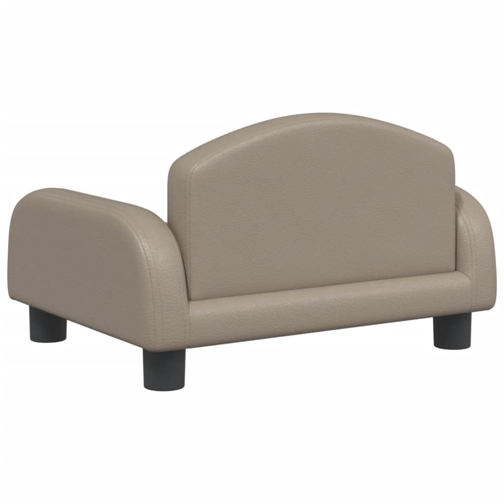 Kindersofa Kunstleder 50x40x30 cm und 70x45x30 cm in verschiedenen Farben - Yekta