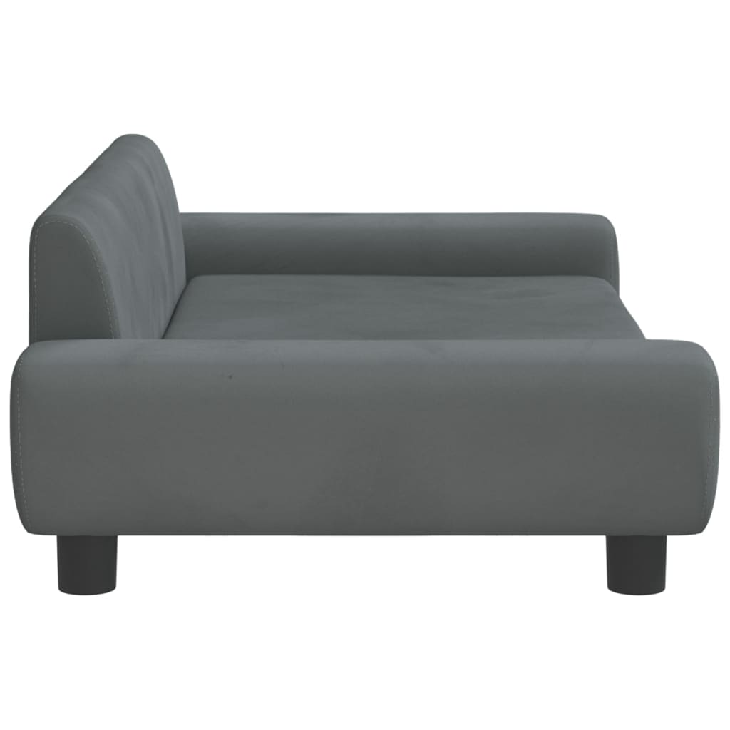 Kindersofa Samt 100x54x33 cm und 70x45x33 cm - Verschiedene Farben verfügbar - Yekta