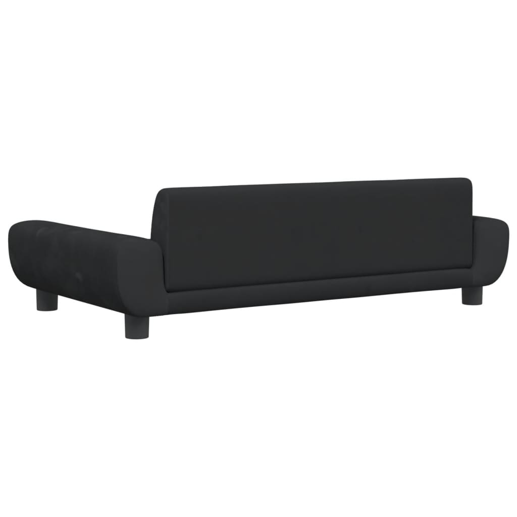 Kindersofa Samt 100x54x33 cm und 70x45x33 cm - Verschiedene Farben verfügbar - Yekta