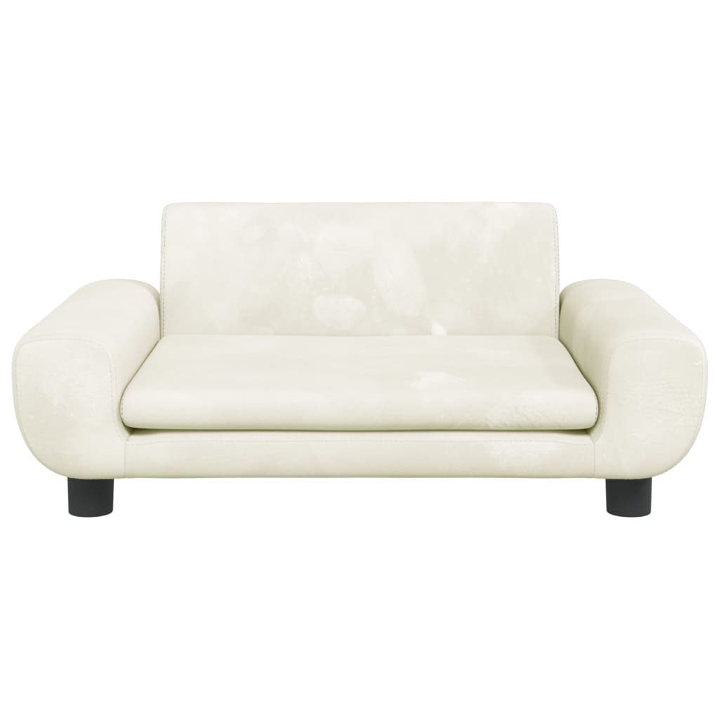 Kindersofa Samt 100x54x33 cm und 70x45x33 cm - Verschiedene Farben verfügbar - Yekta