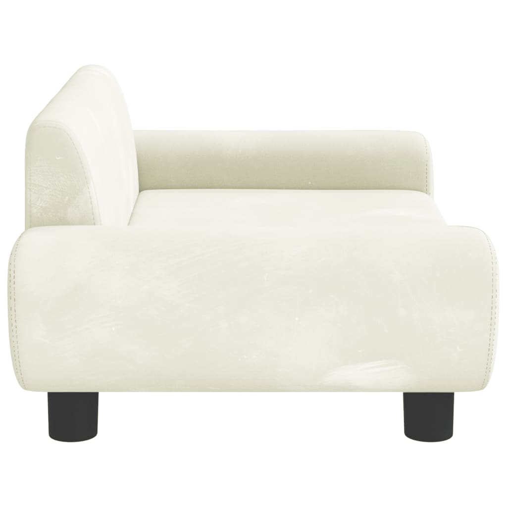 Kindersofa Samt 100x54x33 cm und 70x45x33 cm - Verschiedene Farben verfügbar - Yekta