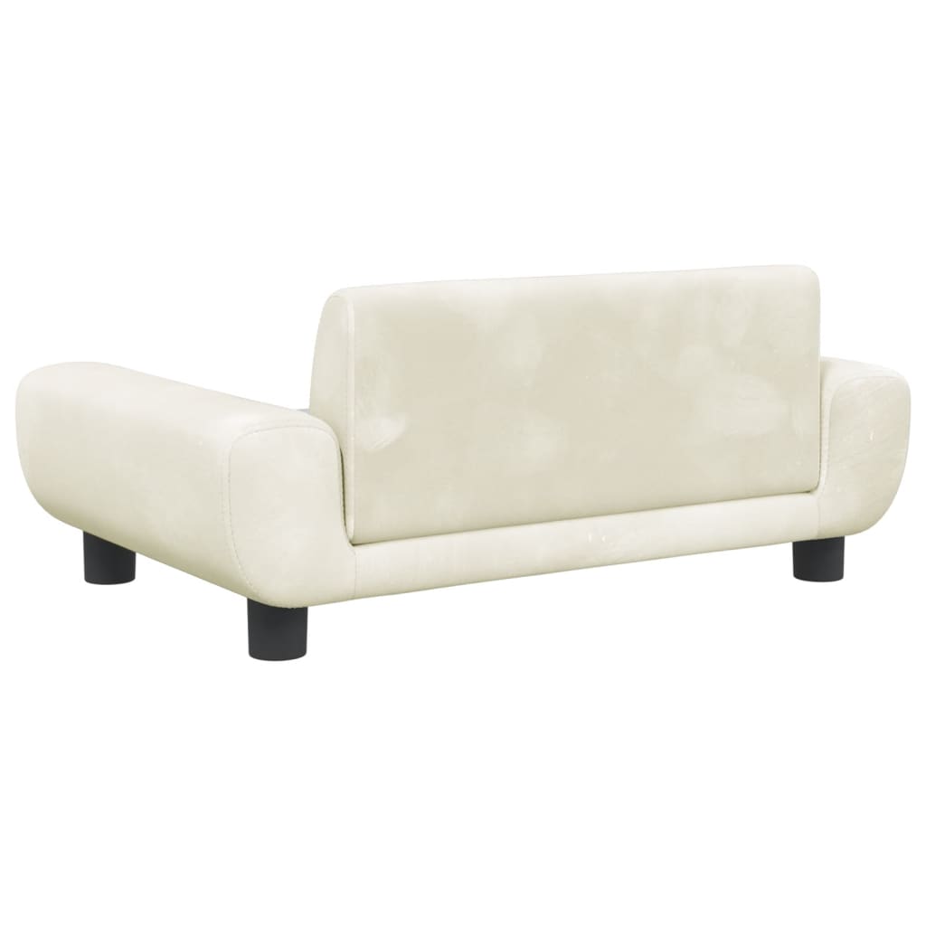 Kindersofa Samt 100x54x33 cm und 70x45x33 cm - Verschiedene Farben verfügbar - Yekta