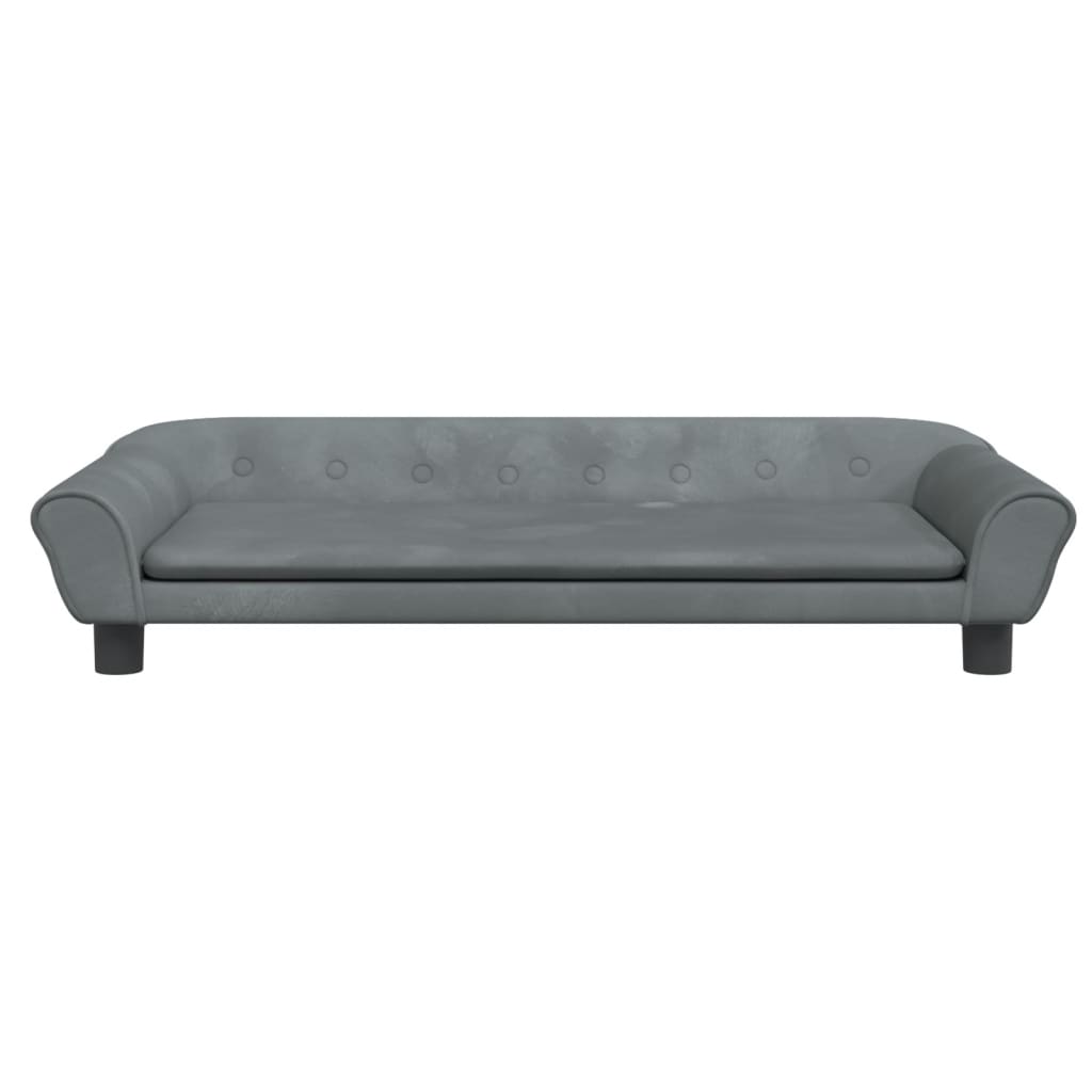 Kindersofa Samt 100x50x26 cm und 70x45x26 cm in verschiedenen Farben - Yekta