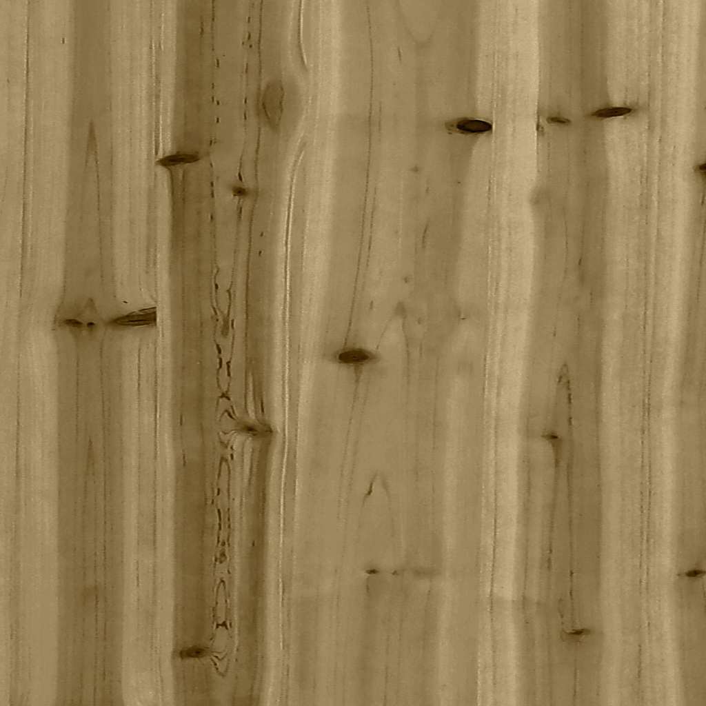 Spielturm mit Kletterwand aus imprägniertem Kiefernholz und Massivholz Douglasie
