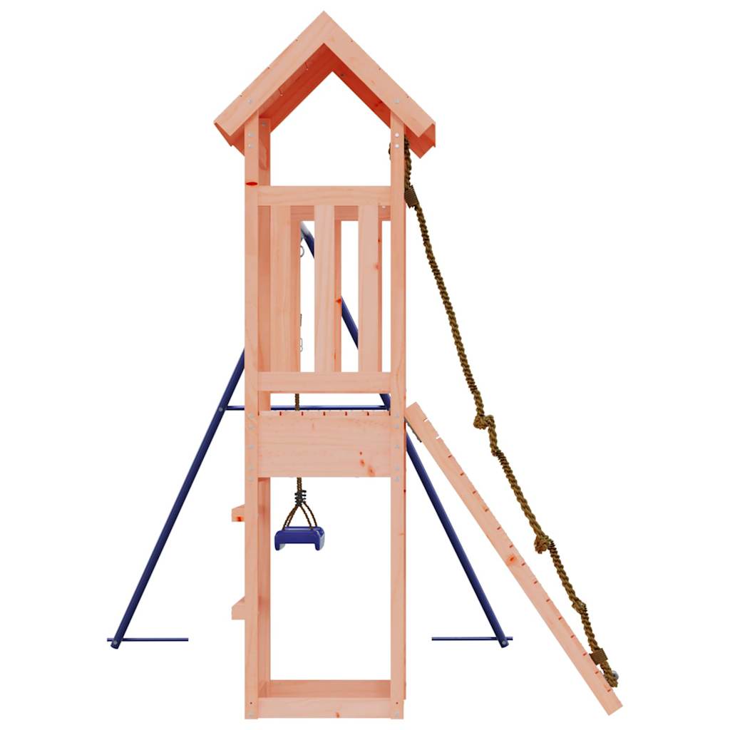 Spielturm aus imprägniertem Kiefernholz und massivem Douglasien- und Kiefernholz