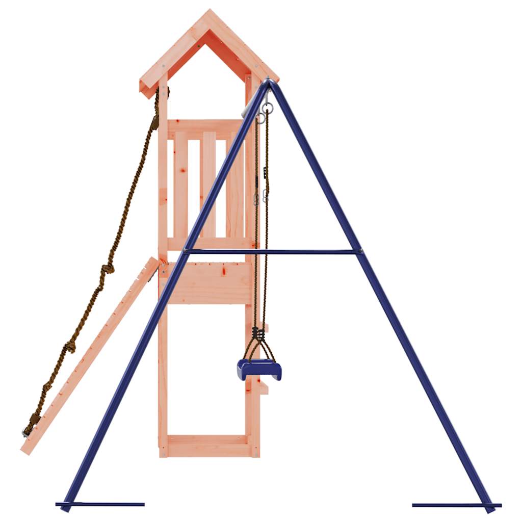 Spielturm aus imprägniertem Kiefernholz und massivem Douglasien- und Kiefernholz