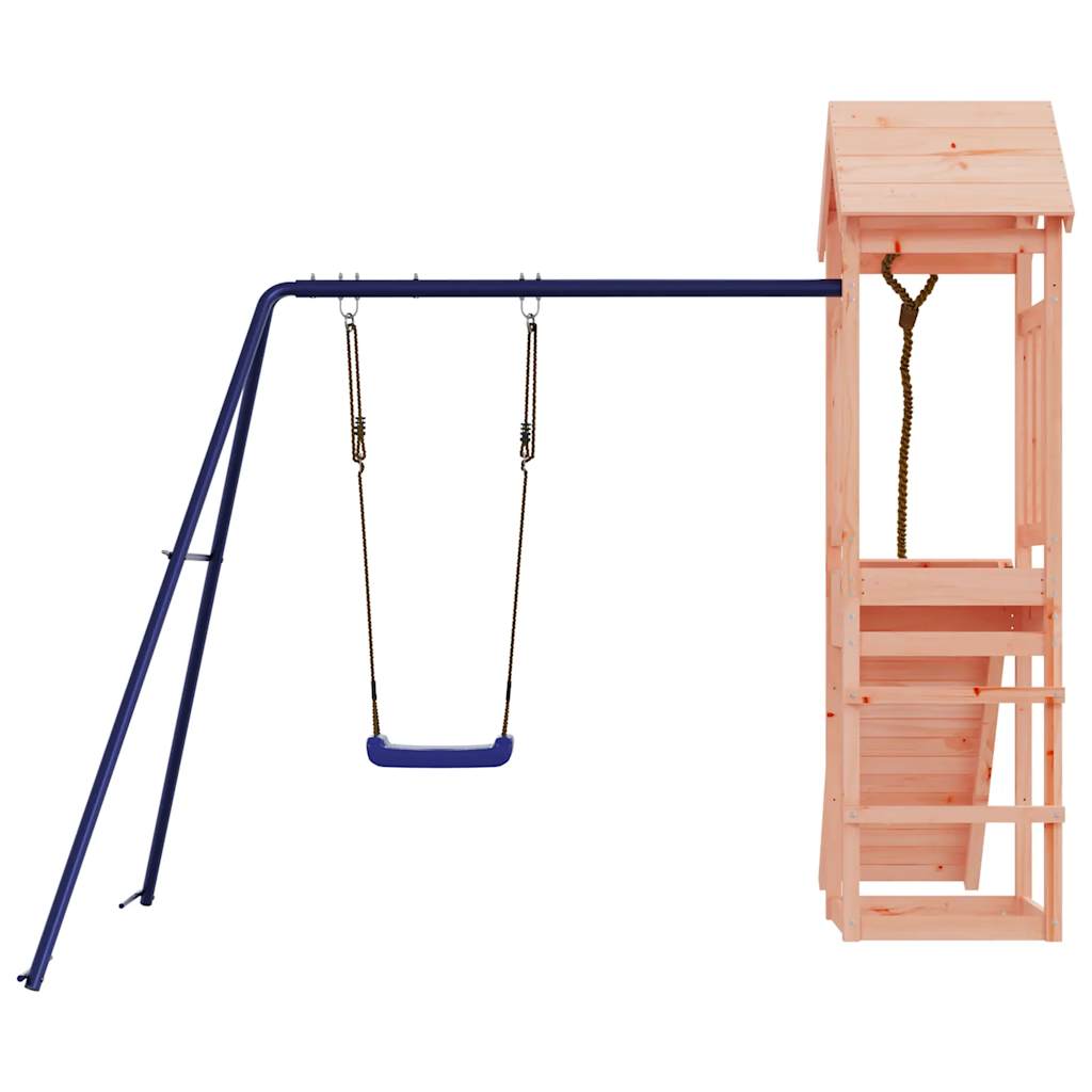 Spielturm aus imprägniertem Kiefernholz und massivem Douglasien- und Kiefernholz