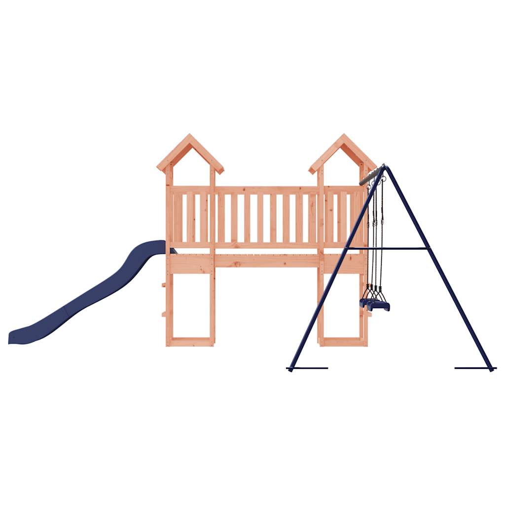 Spielturm aus imprägniertem Kiefernholz und massivem Douglasien- und Kiefernholz
