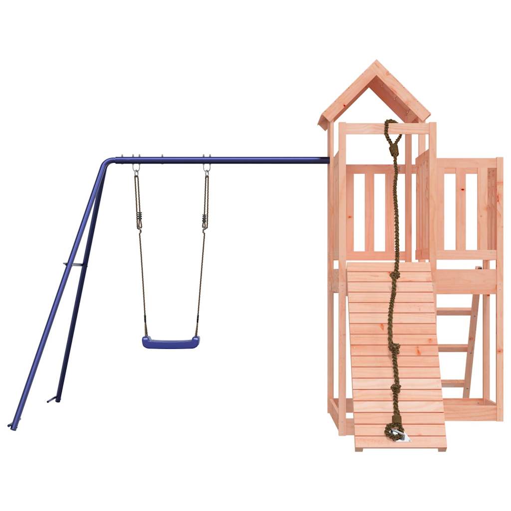 Spielturm aus imprägniertem Kiefernholz und massivem Douglasien- und Kiefernholz