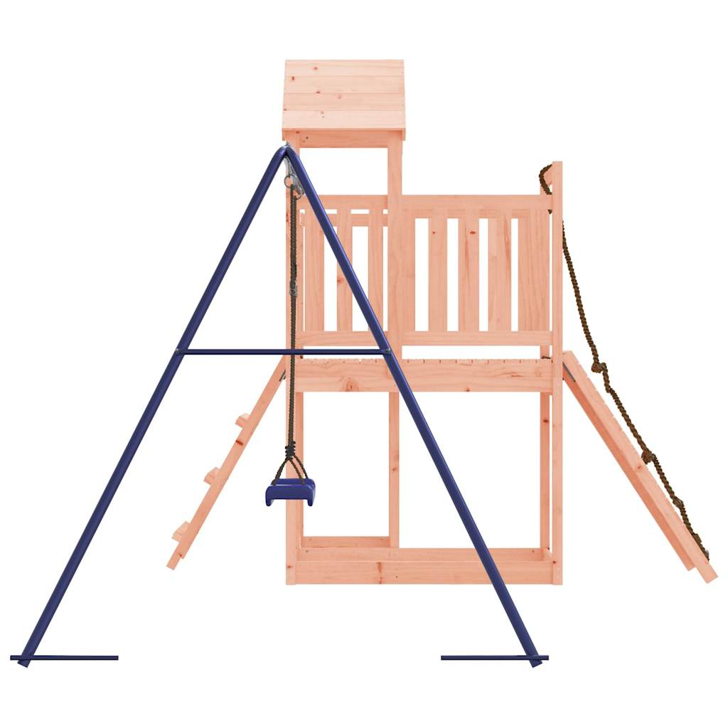 Spielturm aus imprägniertem Kiefernholz und massivem Douglasien- und Kiefernholz
