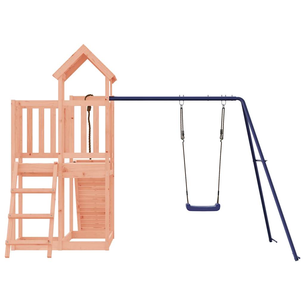 Spielturm aus imprägniertem Kiefernholz und massivem Douglasien- und Kiefernholz