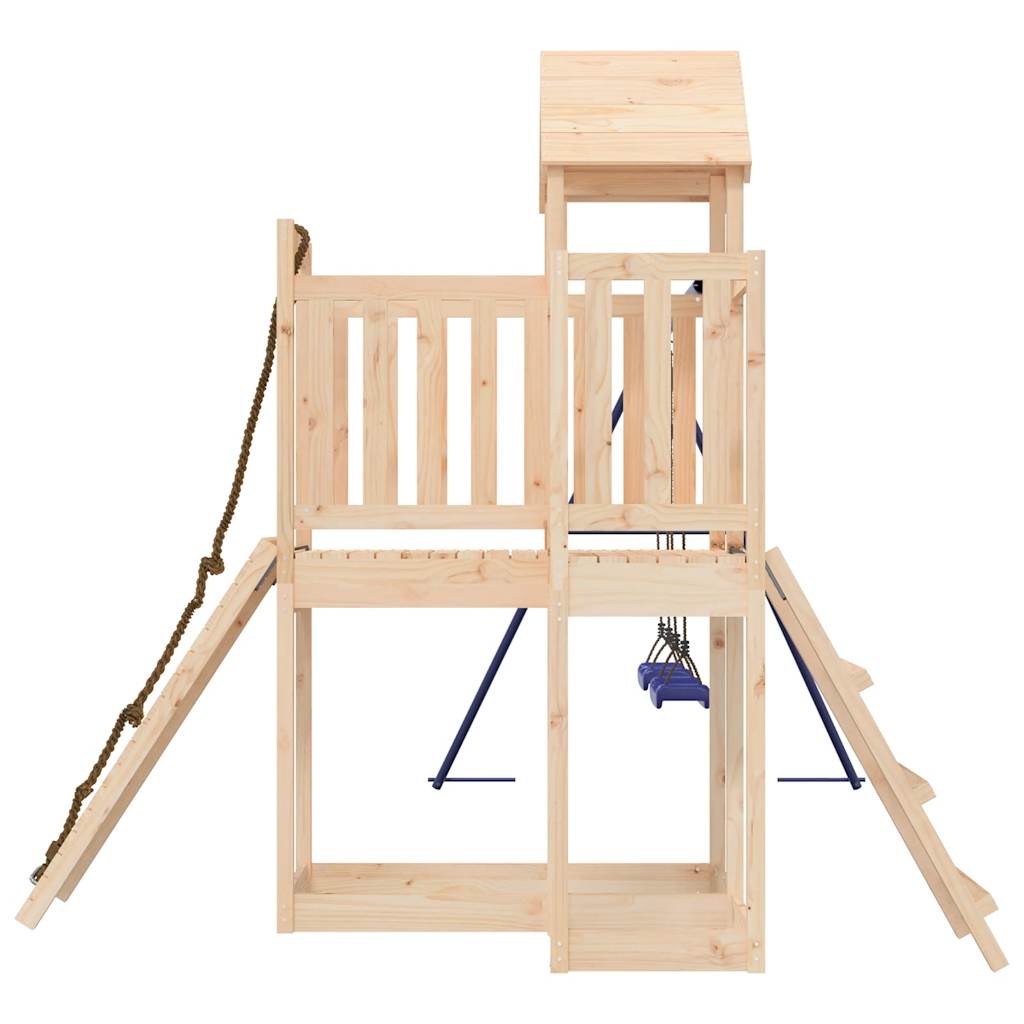 Spielturm aus imprägniertem Kiefernholz und massivem Douglasien- und Kiefernholz