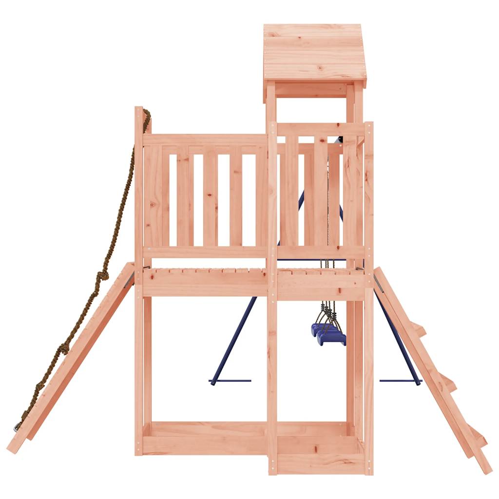 Spielturm aus imprägniertem Kiefernholz und massivem Douglasien- und Kiefernholz