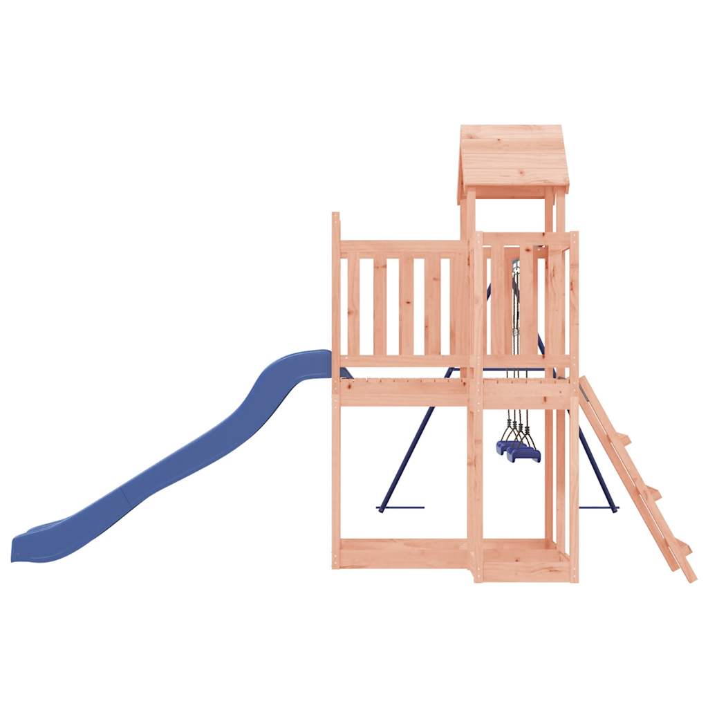 Spielturm aus imprägniertem Kiefernholz und massivem Douglasien- und Kiefernholz