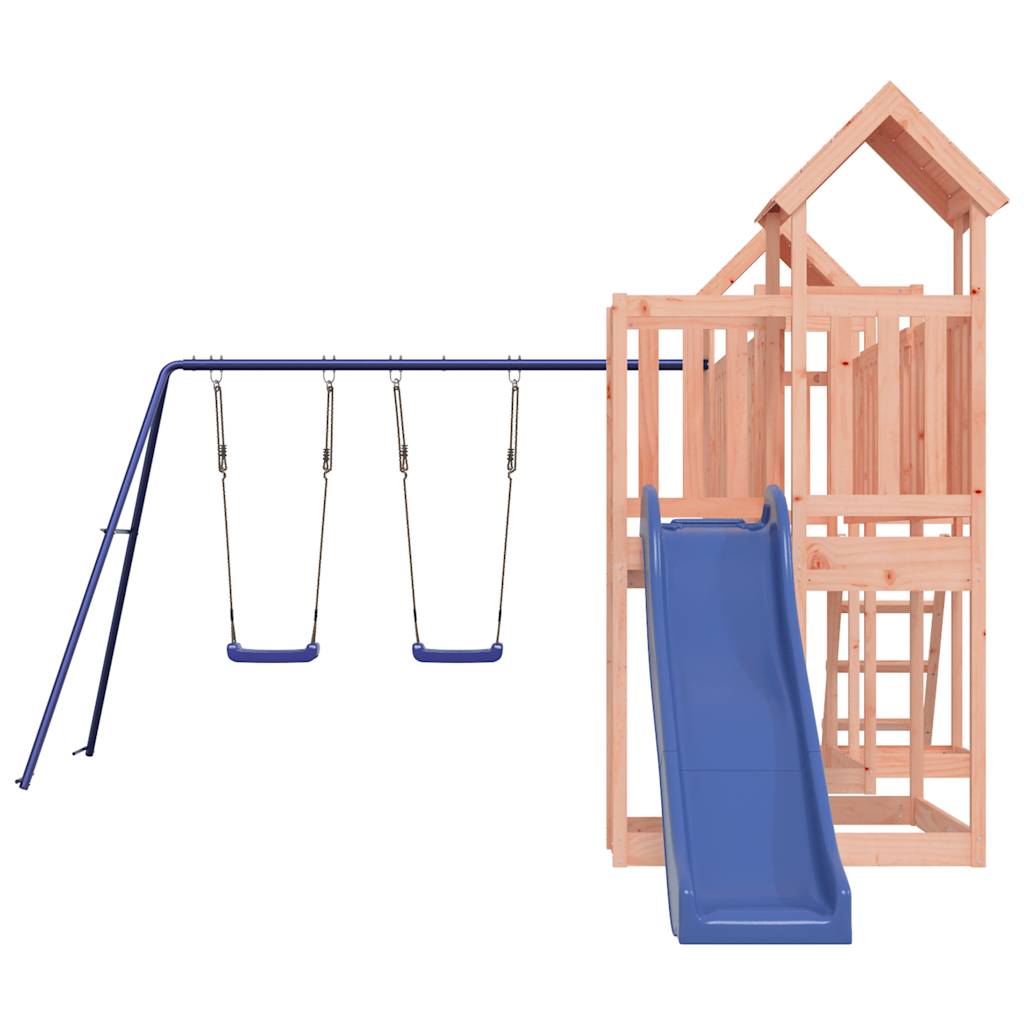 Spielturm aus imprägniertem Kiefernholz und massivem Douglasien- und Kiefernholz