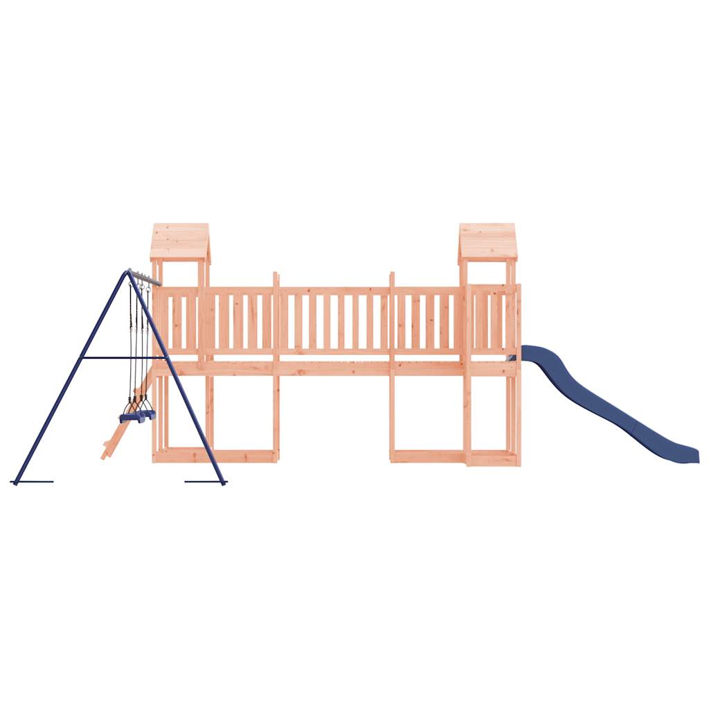 Spielturm aus imprägniertem Kiefernholz und massivem Douglasien- und Kiefernholz