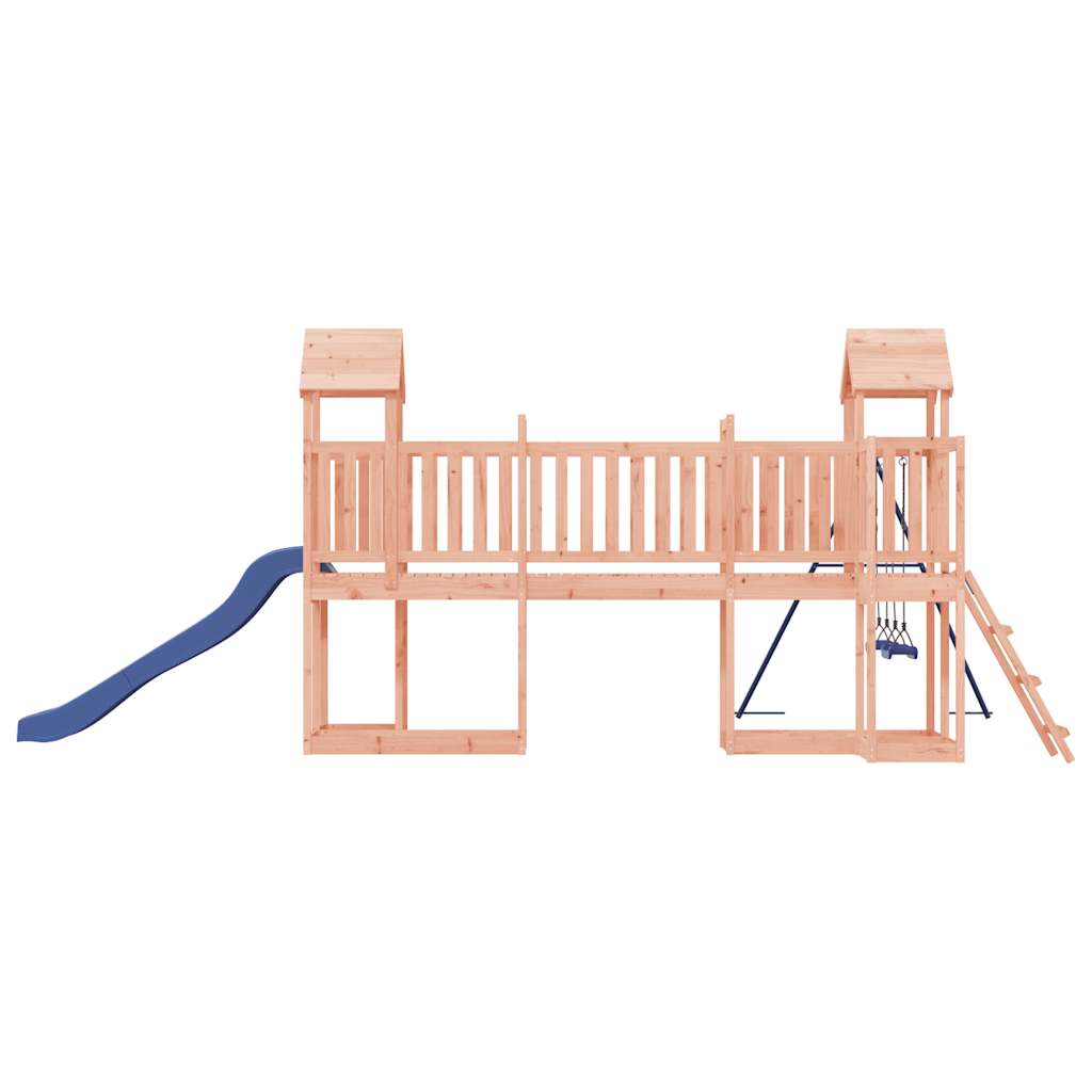 Spielturm aus imprägniertem Kiefernholz und massivem Douglasien- und Kiefernholz