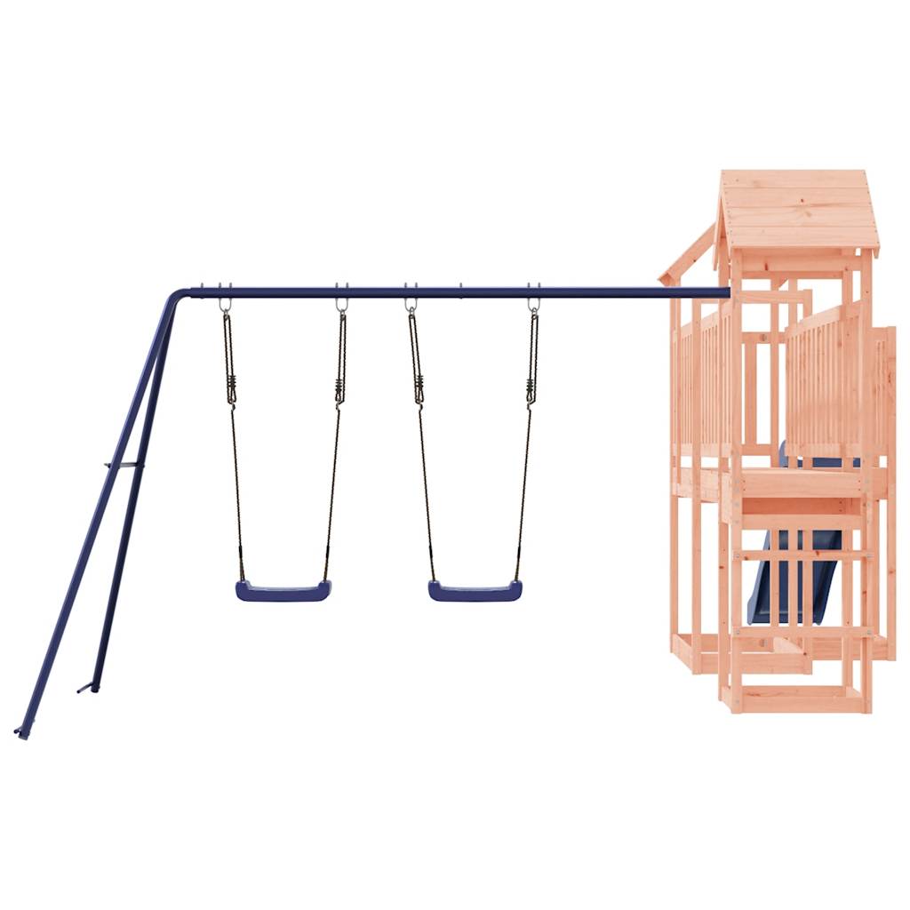 Spielturm aus imprägniertem Kiefernholz und massivem Douglasien- und Kiefernholz