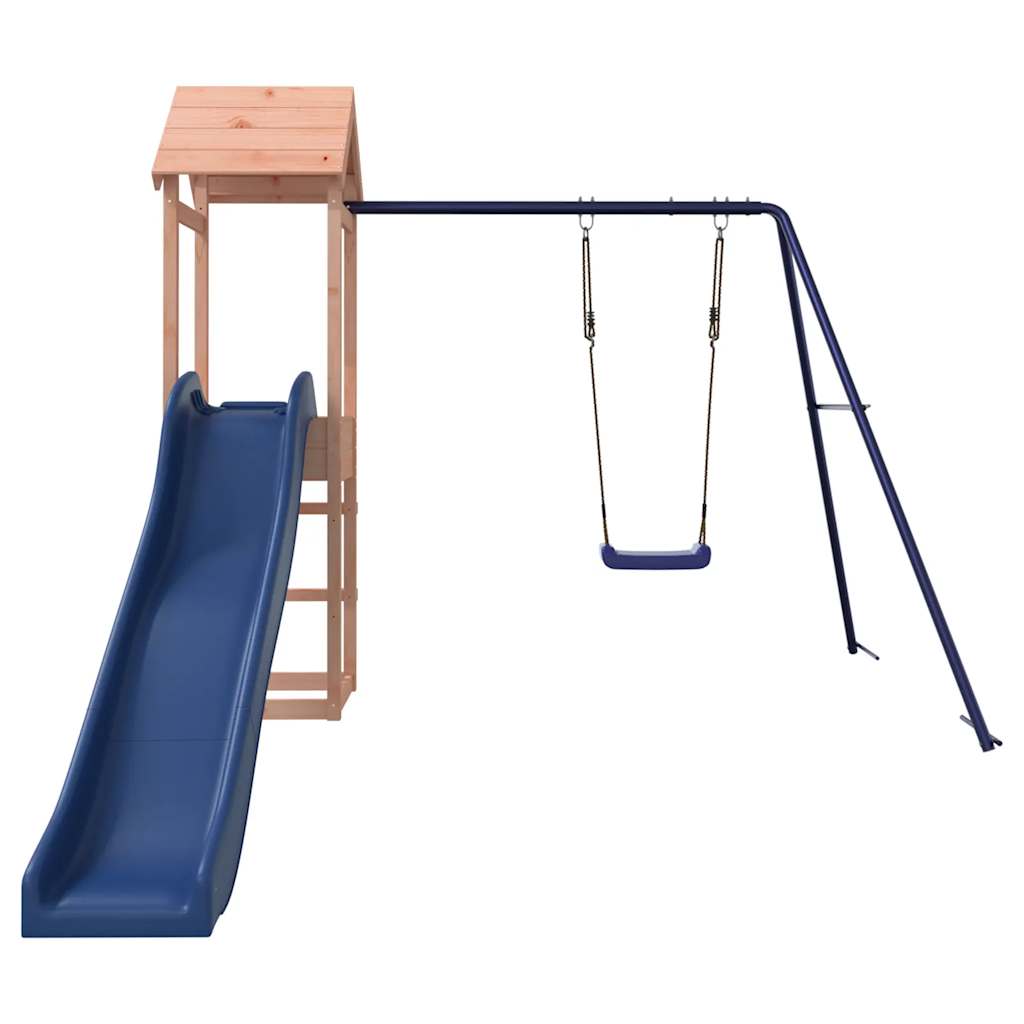 Spielturm aus imprägniertem Kiefernholz und massivem Douglasien- und Kiefernholz