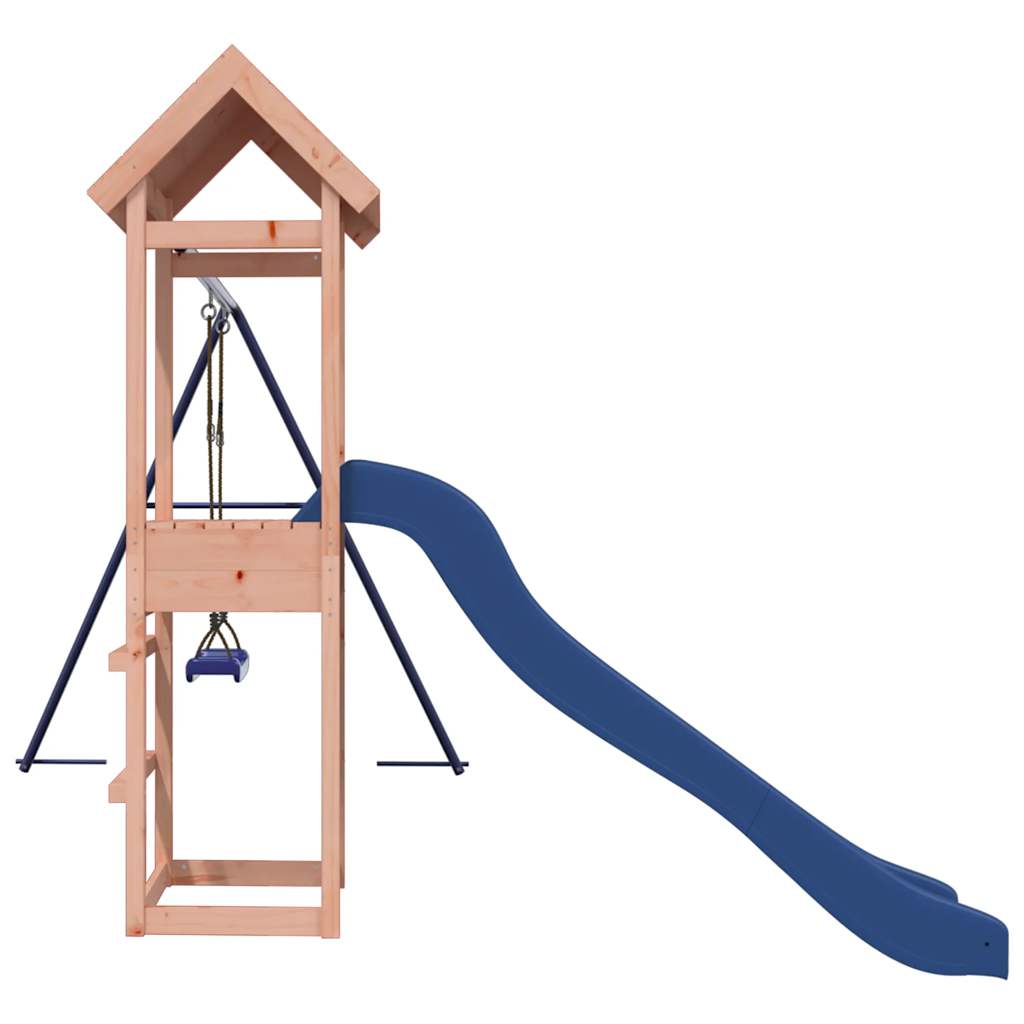 Spielturm aus imprägniertem Kiefernholz und massivem Douglasien- und Kiefernholz