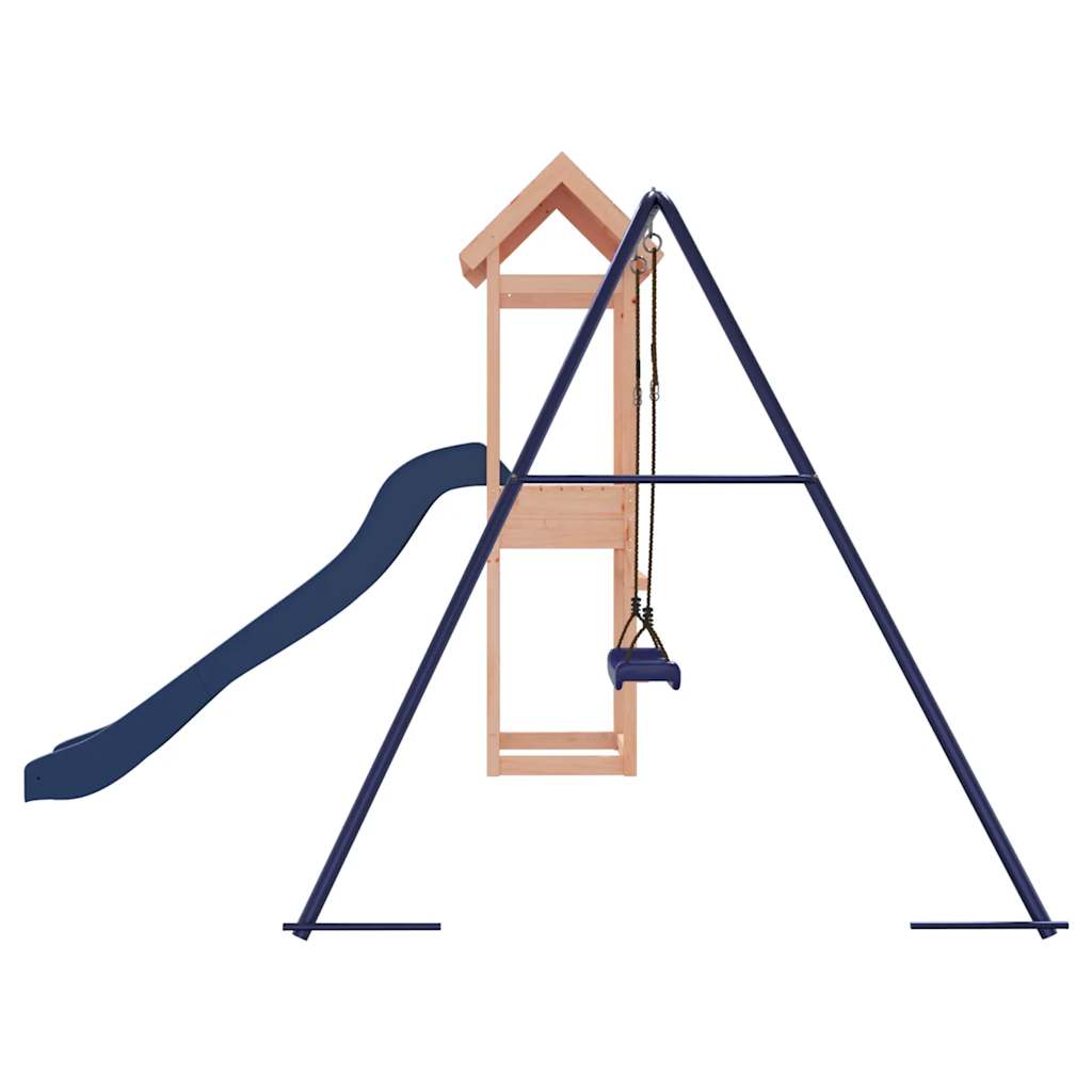Spielturm aus imprägniertem Kiefernholz und massivem Douglasien- und Kiefernholz