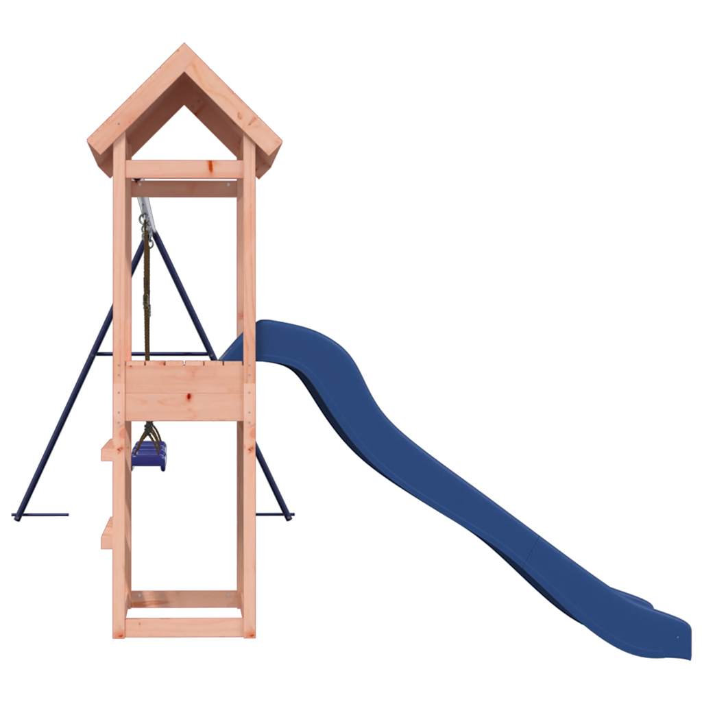 Spielturm aus imprägniertem Kiefernholz und massivem Douglasien- und Kiefernholz
