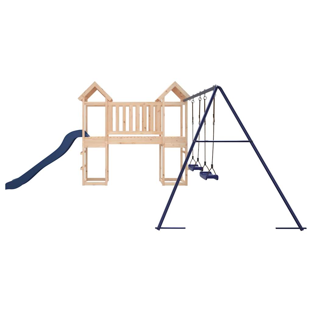 Spielturm Massivholz aus Kiefer und Douglasie, Imprägniertes Kiefernholz - Yekta