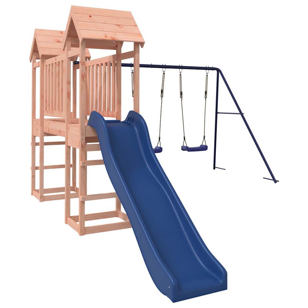 Spielturm Massivholz aus Kiefer und Douglasie, Imprägniertes Kiefernholz - Yekta