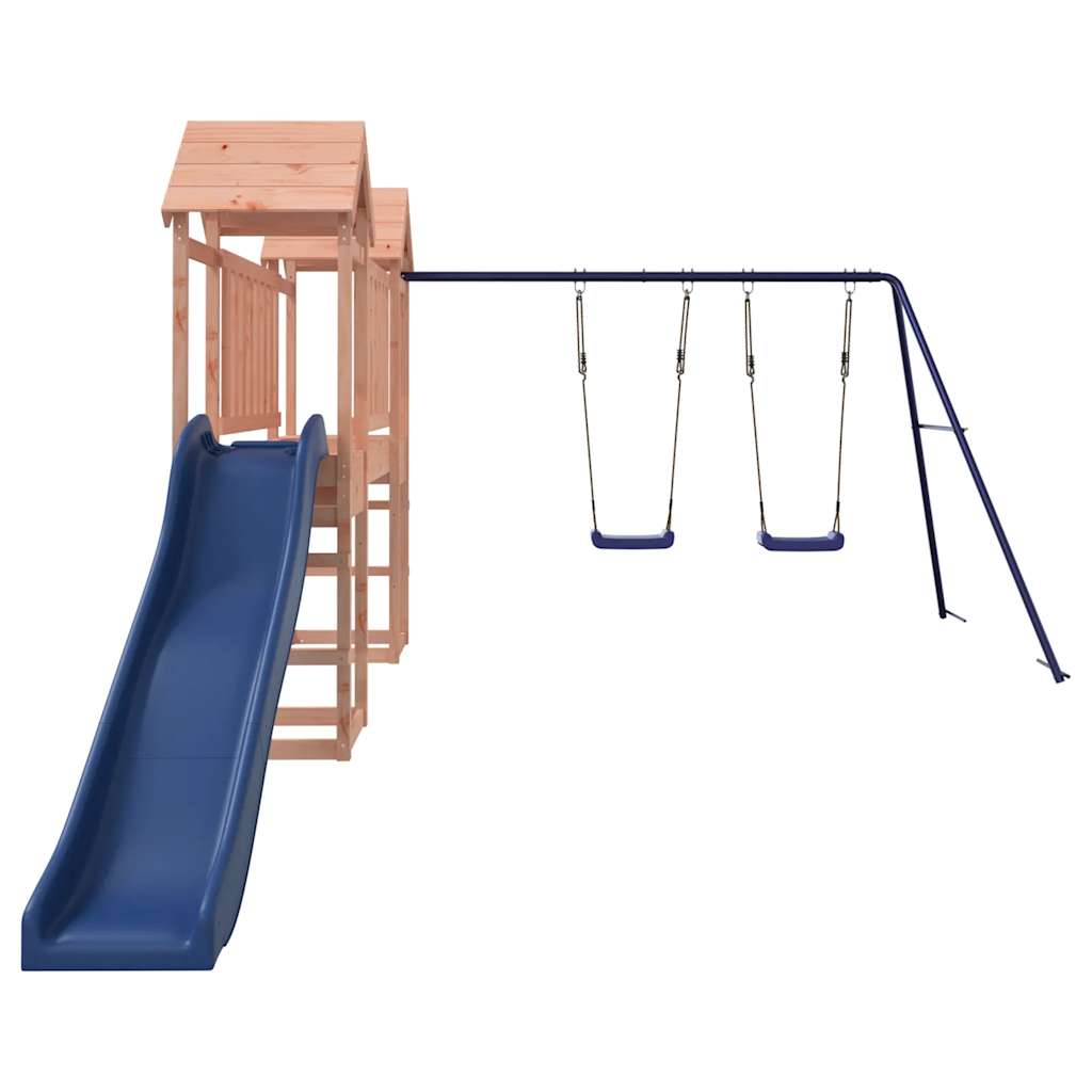 Spielturm Massivholz aus Kiefer und Douglasie, Imprägniertes Kiefernholz - Yekta