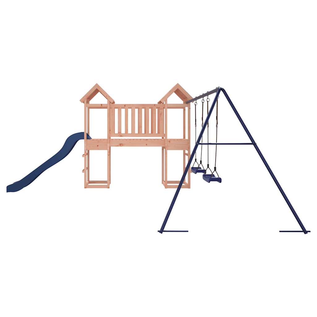 Spielturm Massivholz aus Kiefer und Douglasie, Imprägniertes Kiefernholz - Yekta