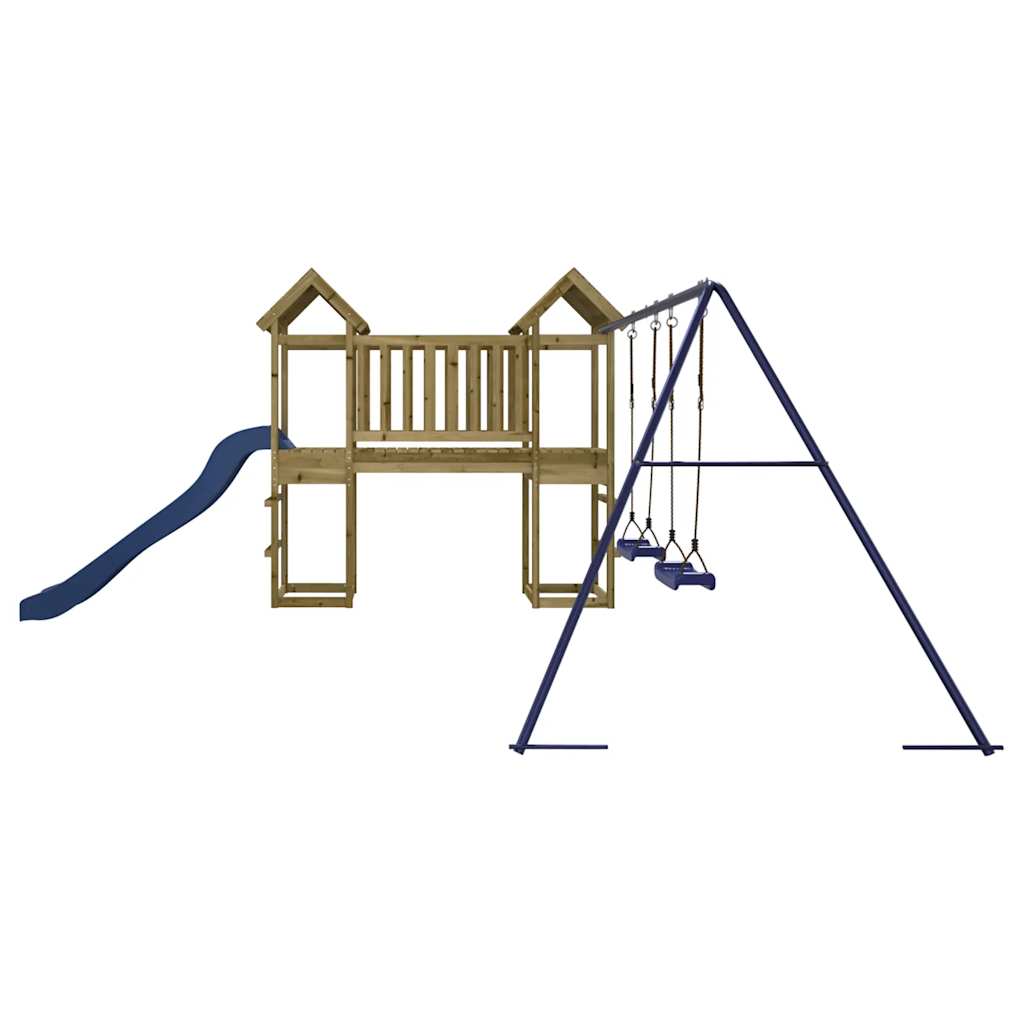 Spielturm Massivholz aus Kiefer und Douglasie, Imprägniertes Kiefernholz - Yekta