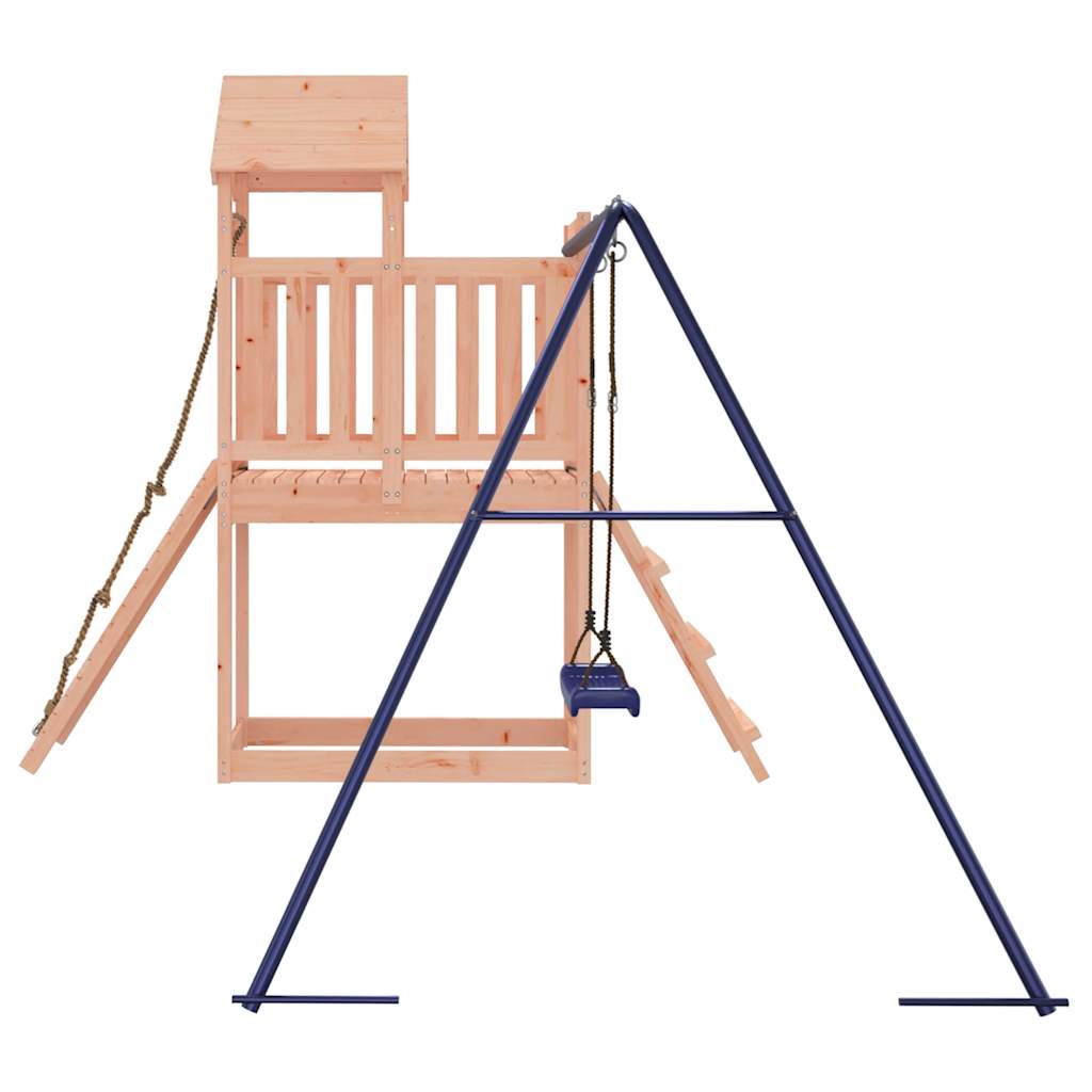 Spielturm aus imprägniertem Kiefernholz und massivem Douglasien- und Kiefernholz