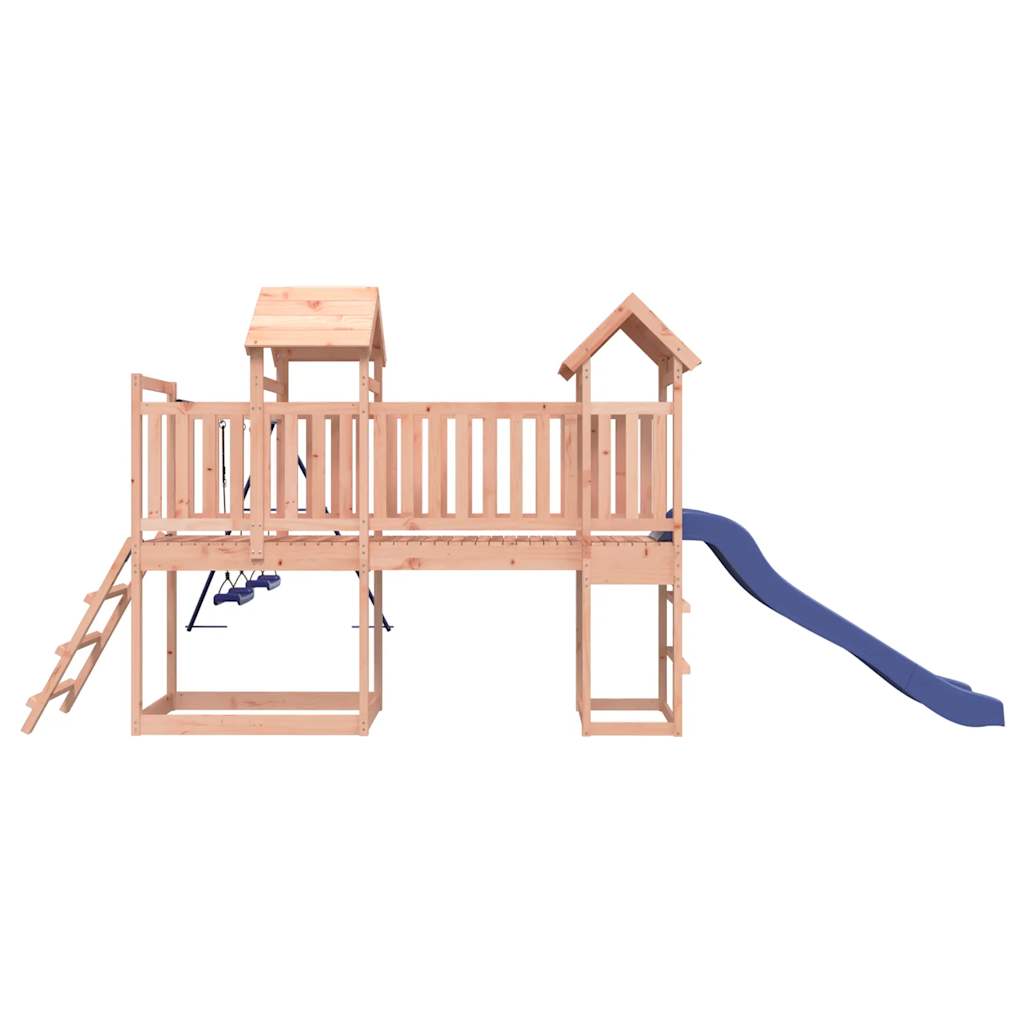 Spielturm aus imprägniertem Kiefernholz und massivem Douglasien- und Kiefernholz
