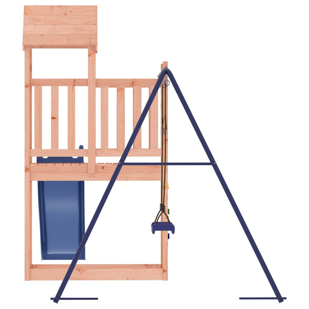 Spielturm aus imprägniertem Kiefernholz und massivem Douglasien- und Kiefernholz