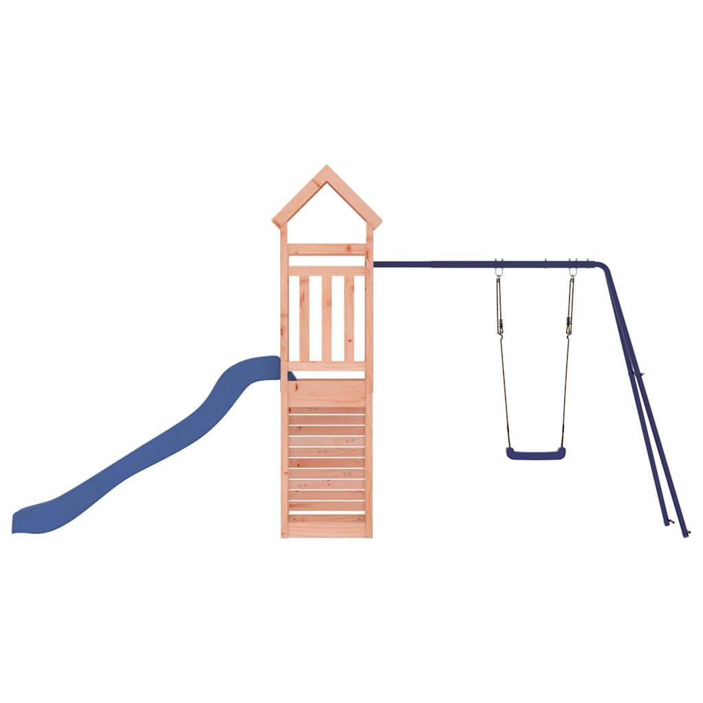 Spielturm aus imprägniertem Kiefernholz und massivem Douglasien- und Kiefernholz