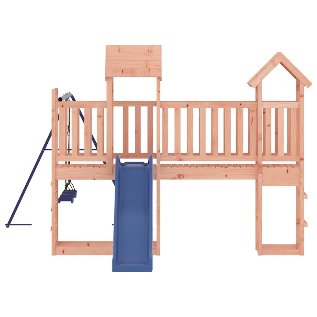 Spielturm aus imprägniertem Kiefernholz und massivem Douglasien- und Kiefernholz