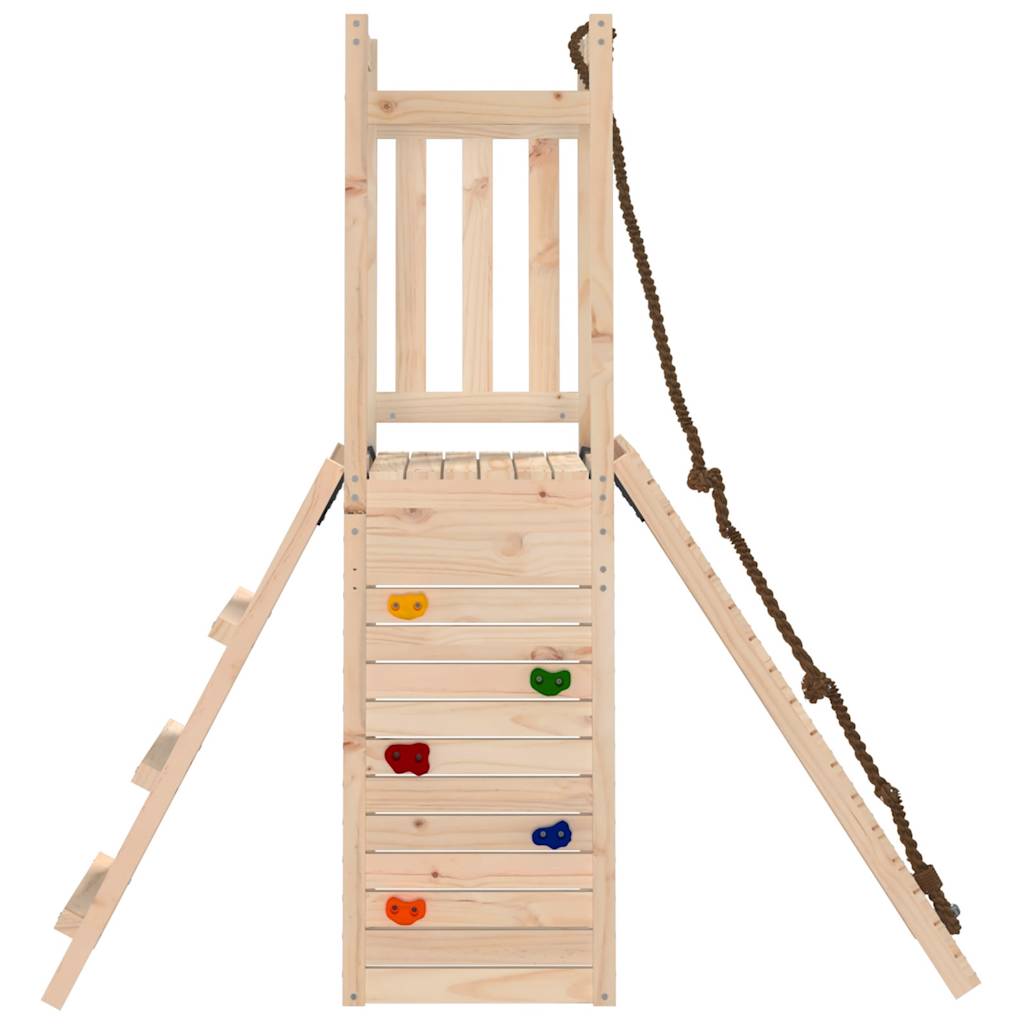 Spielturm aus imprägniertem Kiefernholz und massivem Douglasien- und Kiefernholz
