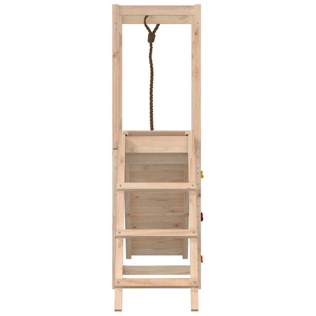 Spielturm aus imprägniertem Kiefernholz und massivem Douglasien- und Kiefernholz